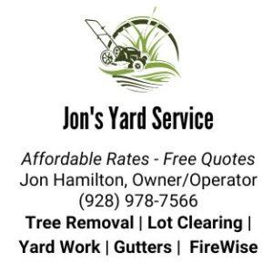 About Sponsor High Country Garden Payson, AZ Jon's Yard Service